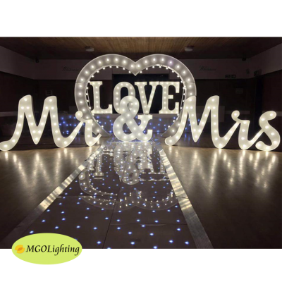 Light For Stage Decoration Led Wedding Starlit Dance Floor Tiles